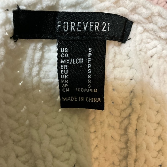 FOREVER 21 STRIPED MULTICOLORED KNIT SWEATER. SIZE S - Picture 5 of 7